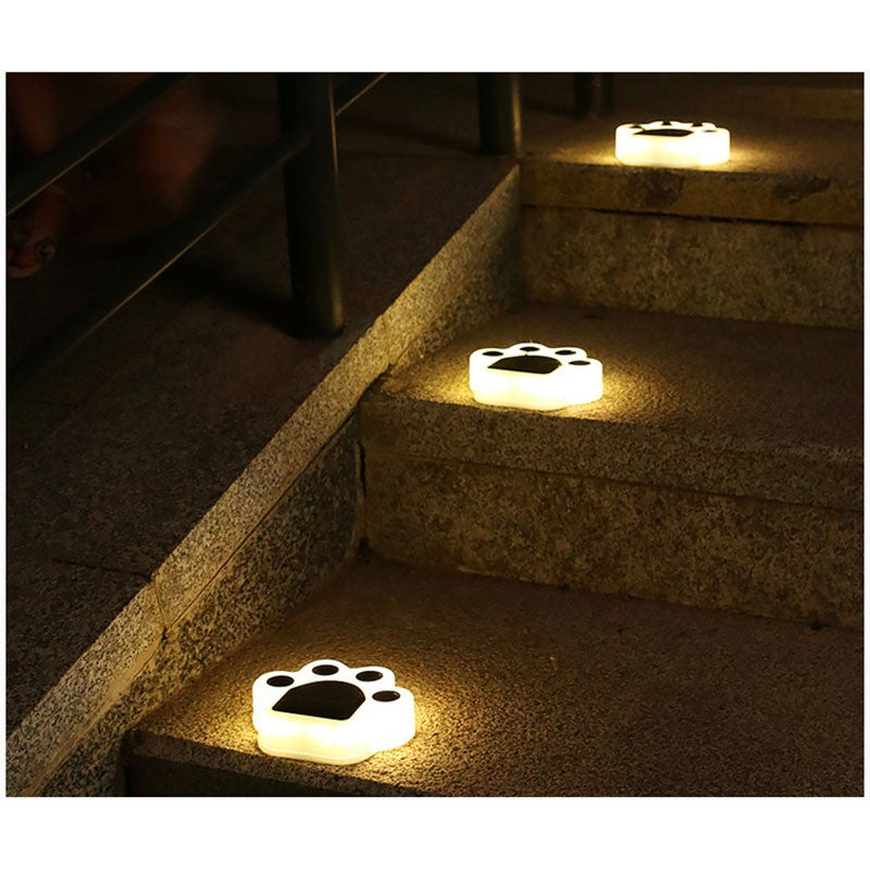 Lampa solara LED, Tip laba de urs, pentru gazon sau gradina, Rezistenta la apa, Kaveny, Alb cald