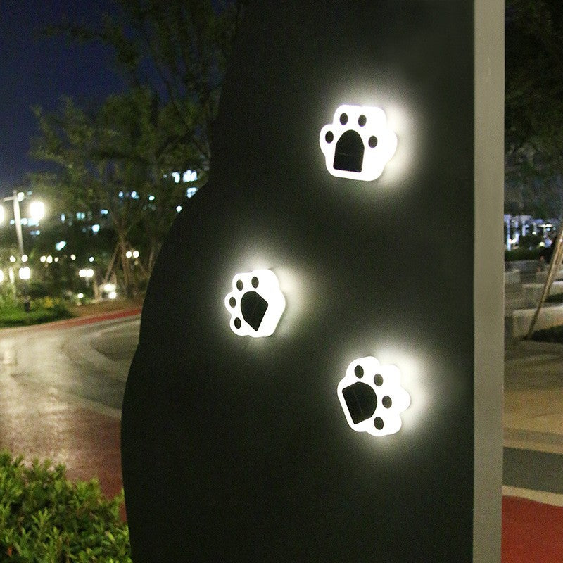 Lampa solara LED, Tip laba de urs, pentru gazon sau gradina, Rezistenta la apa, Kaveny, Alb cald