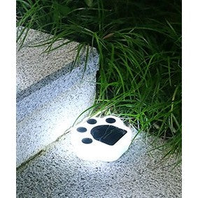 Lampa solara LED, Tip laba de urs, pentru gazon sau gradina, Rezistenta la apa, Kaveny, Alb rece