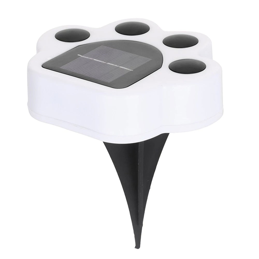 Lampa solara LED, Tip laba de urs, pentru gazon sau gradina, Rezistenta la apa, Kaveny, Multicolor