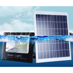 Lampa solara stradala, Kaveny, 281 LED, 150 W, cu panou solar, brat de montare inclus