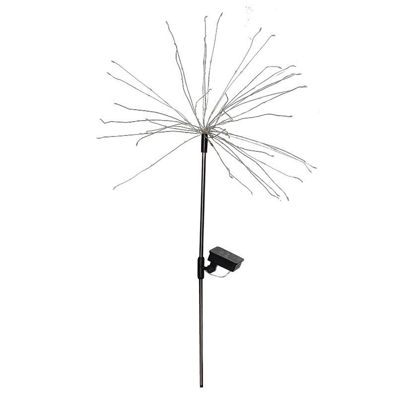 Lampa solara sub forma de artificii, 90 LED-uri, alb cald, Kaveny