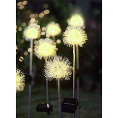 Lampa solara sub forma de Papadie,  alb cald, Kaveny