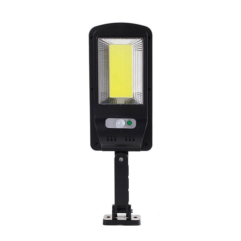 Lampa Solara De Exterior LED Kaveny, 36 cm x 11.5 cm, 2400Lumeni 100 COB LED 20 W - echivalent 160 W bec incadescent, IP65, Senzor de Miscare, Senzor de Lumina, 1 Grila, Alb Rece