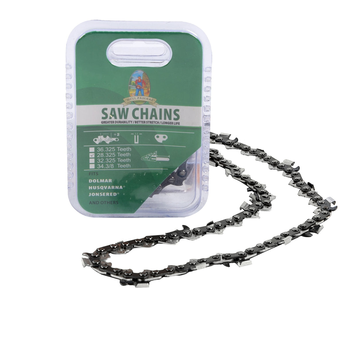 Lant drujba Micul Padurar, lungime 13'', pas 0.325'', grosime 1.3mm, 56 pinteni, 28 dinti, full chisel