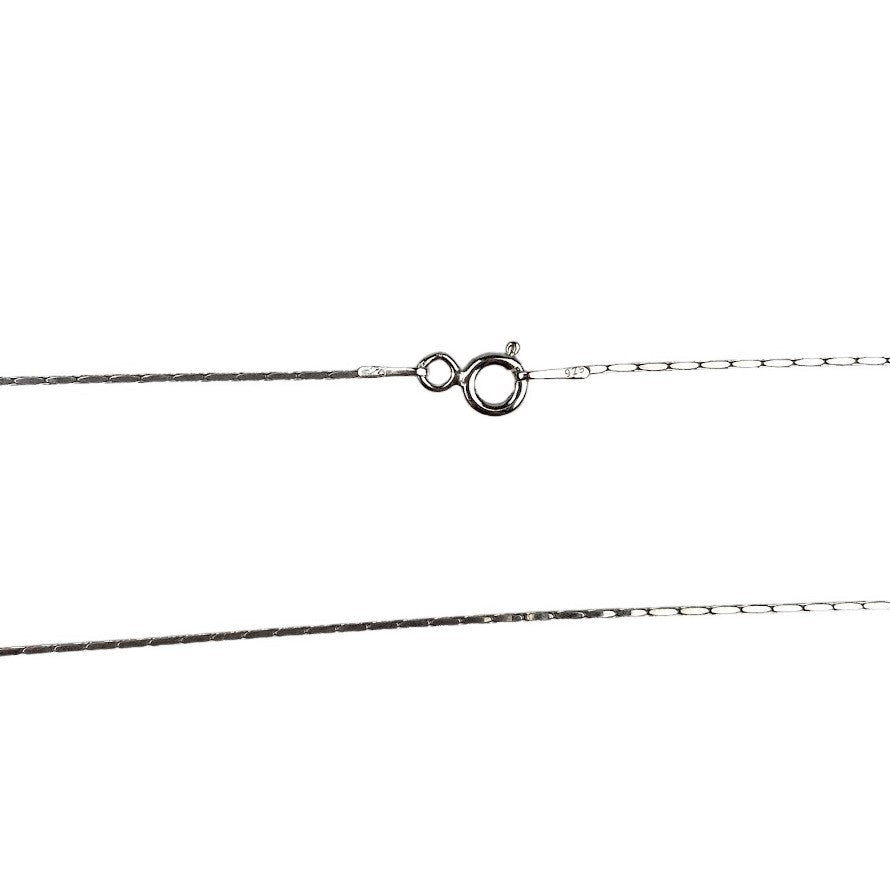 Lantisor Argint 925 Sarpe Shinny 40 cm, 1.72 g