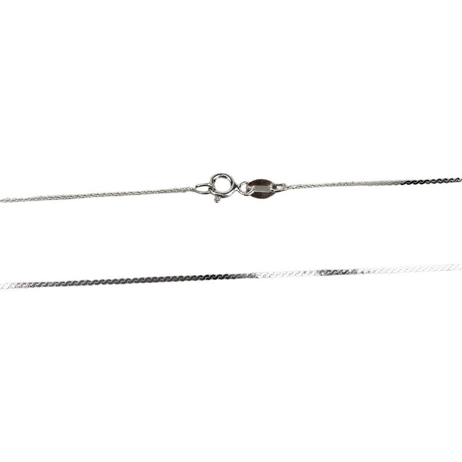 Lantisor din Argint 925, model plat, 1.58 g, 39 cm (sss)
