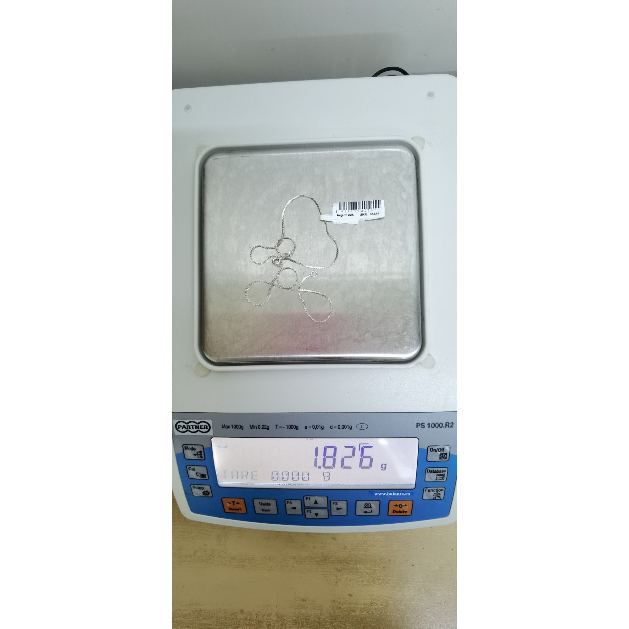 Lantisor din Argint 925, model plat, 1.58 g, 39 cm (sss)