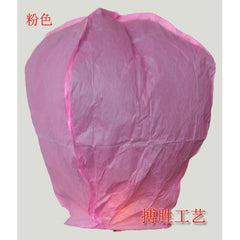 Lampion zburator, Kaveny, hartie biodegradabila, Roz Pal