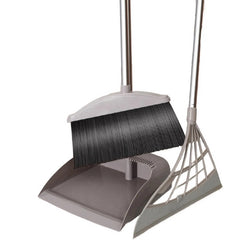 Set matura, faras cu coada si matura silicon, Kaveny, Pentru uz casnic, Plastic/Otel, Gri, 90 x 72 x 100 cm
