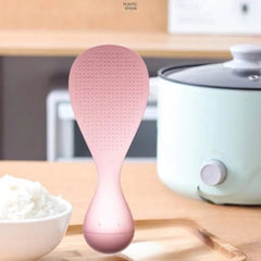 Lingura de Orez Termorezistenta, Kadeny, Roz, cu Baza Antialunecare, Perfecta pentru Preparare si Servire