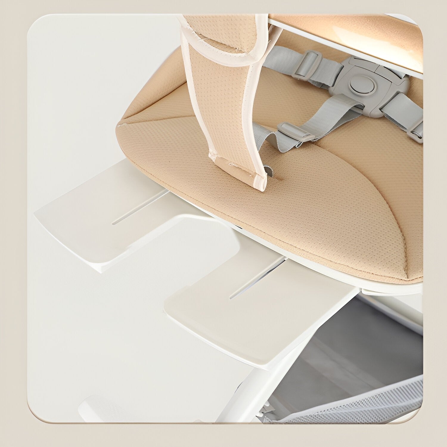 Carucior Sport Kaveny 3in1, 6-36 Luni, Reversibil, Pliabil, Tavita pentru Masa, Pozitie de Somn, Centura de Siguranta, Roti 360, Suport Pahar, Copertina pentru Soare, 33x66x85cm, Alb Model Pisica