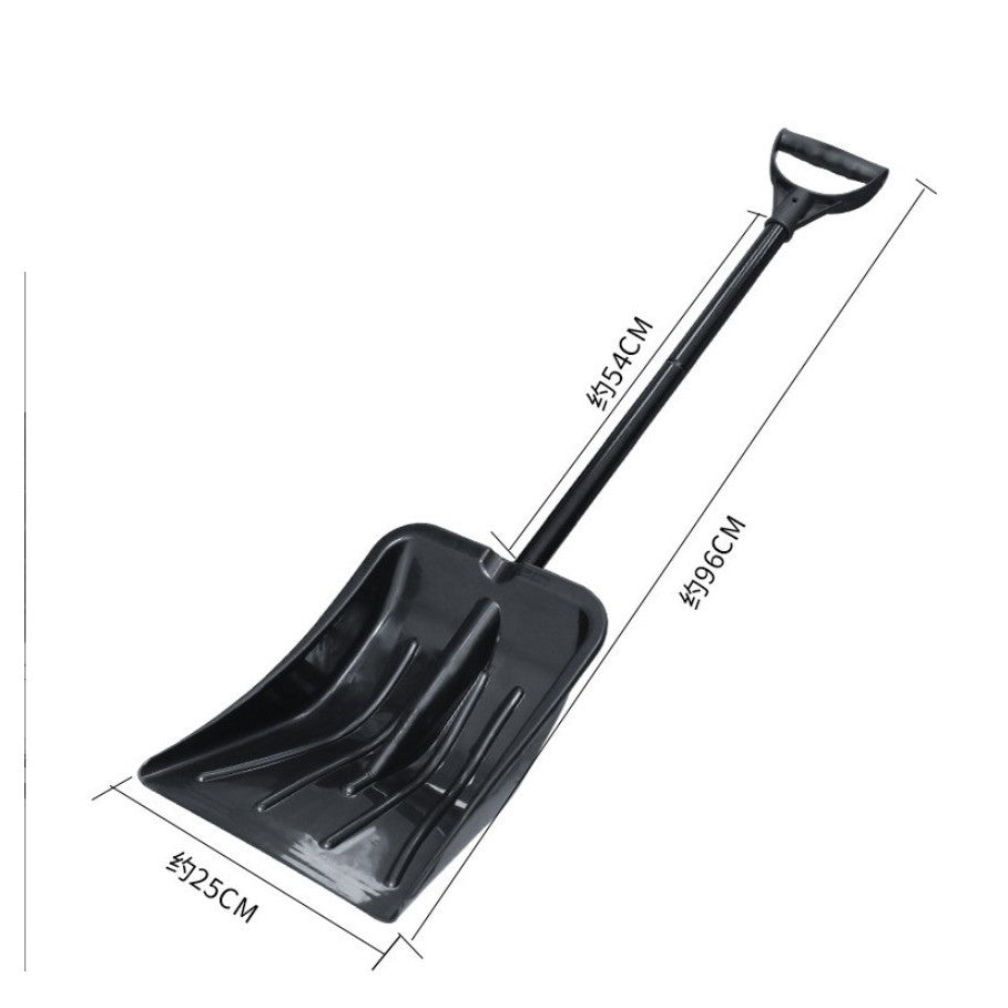 Lopata de Iarna, Kadeny, pentru Deszapezire, din ABS si Aliaj de Aluminiu, Maner Detasabil, 96 x 25 x 54 cm, Negru