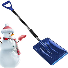 Lopata de Zapada, Kadeny, Multifunctionala, Demontabila, cu Maner Antiderapant, Aluminiu, Plastic, Solutia pentru Iarna, pentru Deszapezire, 80x11x25.7 cm, Albastra