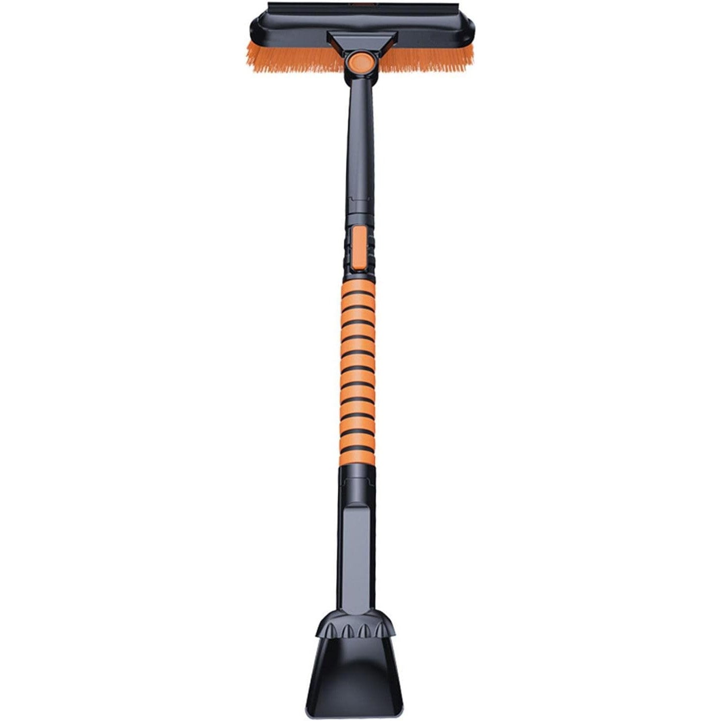 Perie si Racleta Rotativa 3 in 1, Kadeny, Perie Auto pentru Zapada, Telescopica, Detasabila, Material Aluminiu si ABS, 100 x 25 cm, Negru