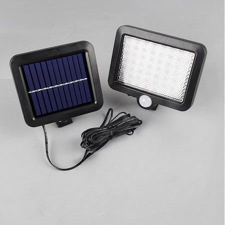 Lumina cu incarcare solara, 56 LED cu 1 grila pe inductie, montaj pe perete, Kaveny