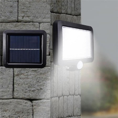 Lumina cu incarcare solara, 56 LED cu 1 grila pe inductie, montaj pe perete, Kaveny