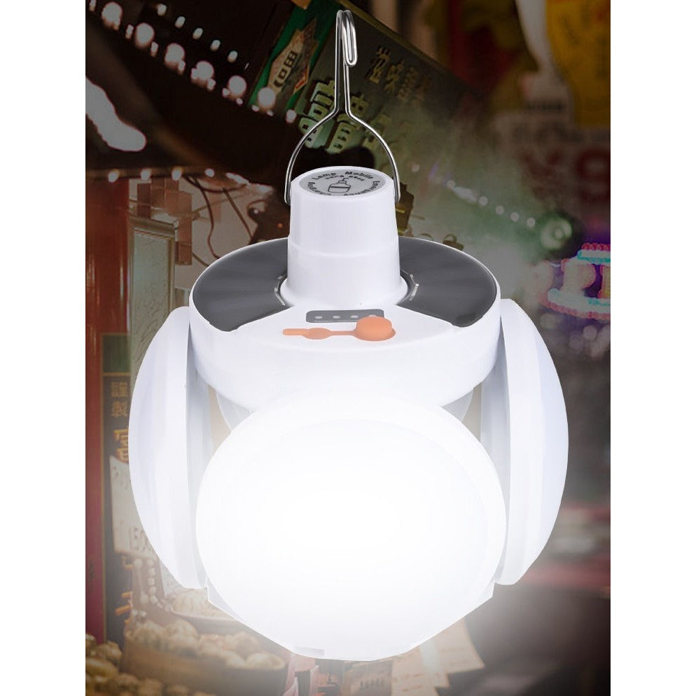Lampa solara cu 25 LED-uri, pliabila, prindere carlig cu 5 moduri de iluminare, Kaveny