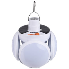 Lampa solara cu 25 LED-uri, pliabila, prindere carlig cu 5 moduri de iluminare, Kaveny