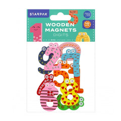 Magneti Starpak 528369 cifre 0-9, lemn, 40mm