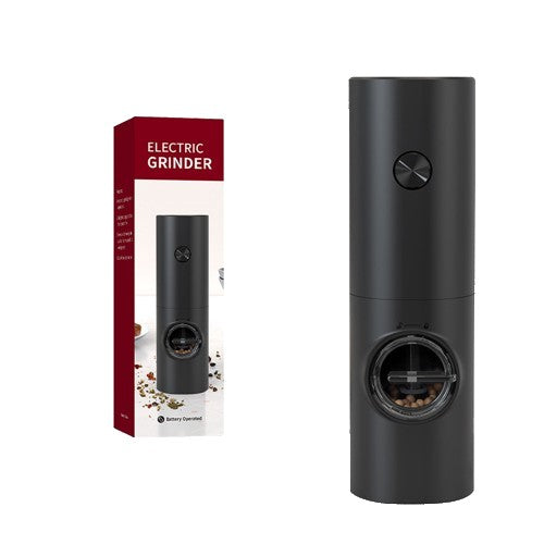 Rasnita Electrica pentru Cafea si Condimente, Kaveny, Cutit de Macinare din Otel Inoxidabil, Incarcare cu Baterii, Optiuni Diferite de Macinare, Usor de Manevrat, 18x5.5cm, Negru