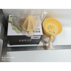 Storcator de Citrice Manual, Kadeny, Rezistente, Usor de Folosit si Depozitat, Durabil, Calitativ, 16.5x13cm, Transparent/ Galben