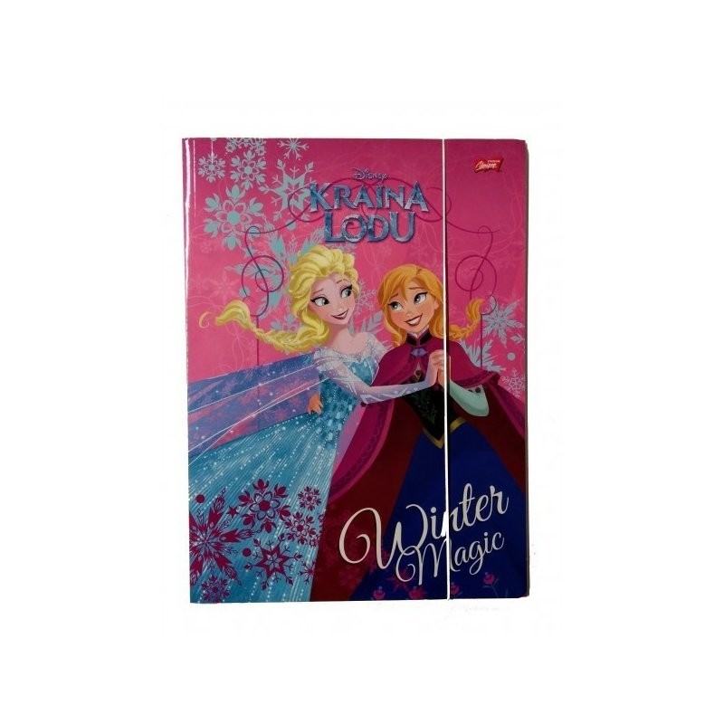 Mapa carton St.Majewski Frozen 201615, cu elastic, A4, carton