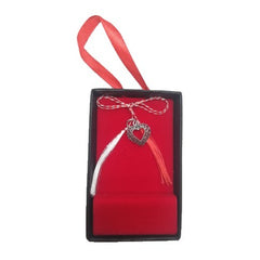 Martisor Argint 925 Inima Filigran 5cm x 8cm