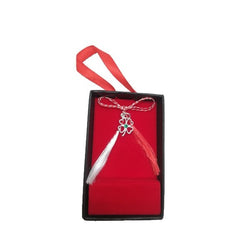 Martisor Argint 925 Trifoi cu Piatra 5cm x 8cm