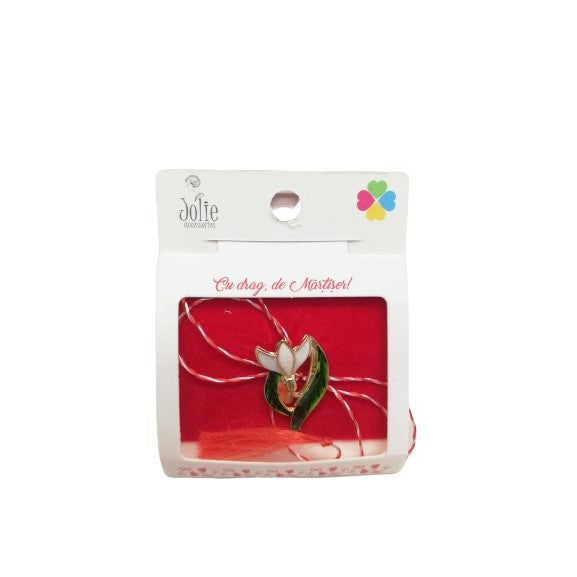 Martisor Brosa Ghiocel Model B-21 5.5cm x 7cm