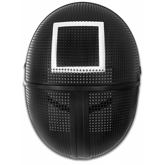 Masca - Squid game (Jocul calamarului) - model patrat, plastic rezistent, 6+ ani