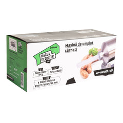 Masina de carnati Micul Fermier, 5 kg, orizontala cu 5 palnii