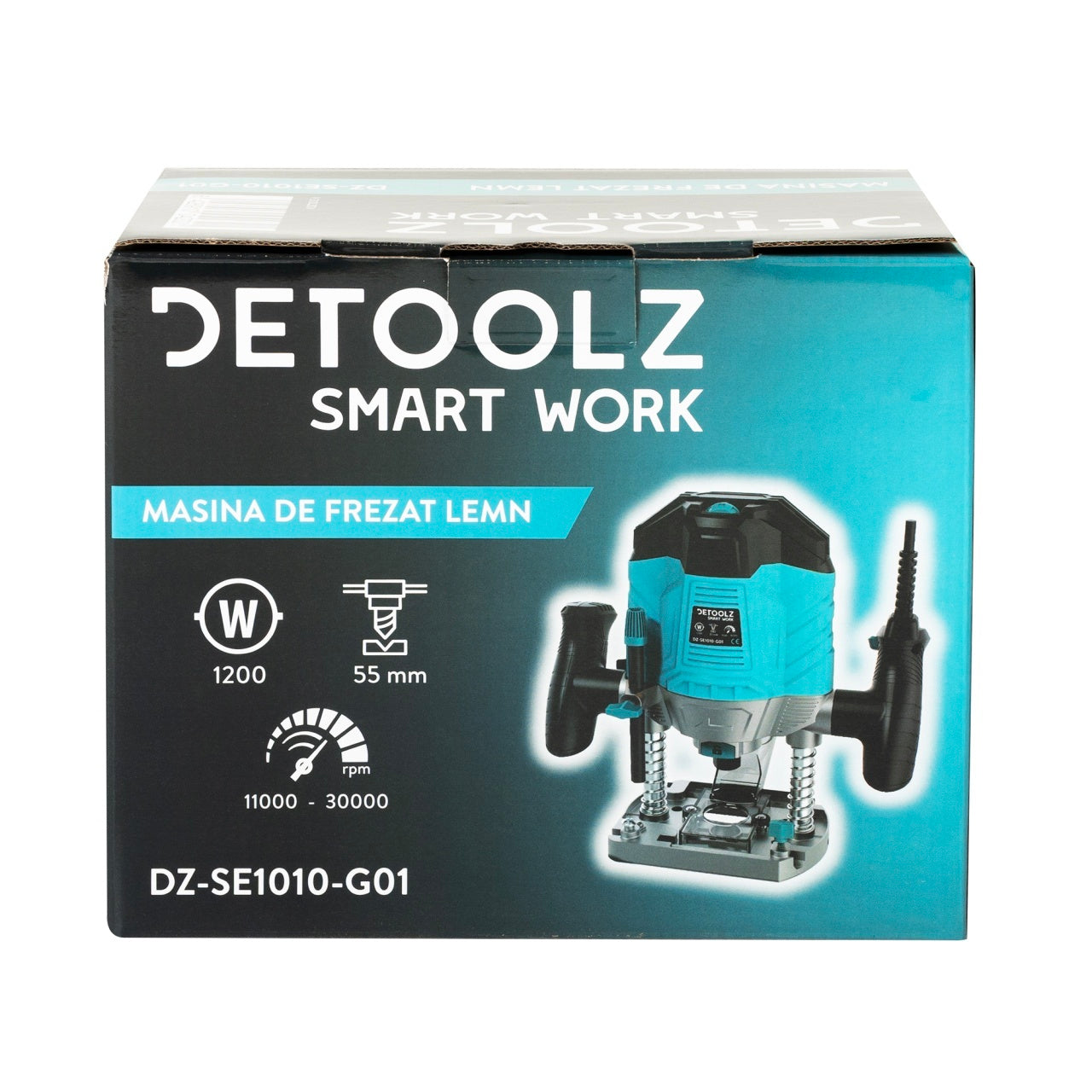 Masina de frezat lemn, Detoolz, 1200W 55mm, variator