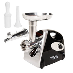 Masina de tocat carne Detoolz, 1400W, 90 kg/h cu 3 site