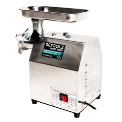 Masina de tocat carne Detoolz, 350W, 60 kg/h Inox cu 2 site