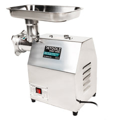 Masina tocat carne Detoolz, 800W, 150 kg/h Inox cu 2 site