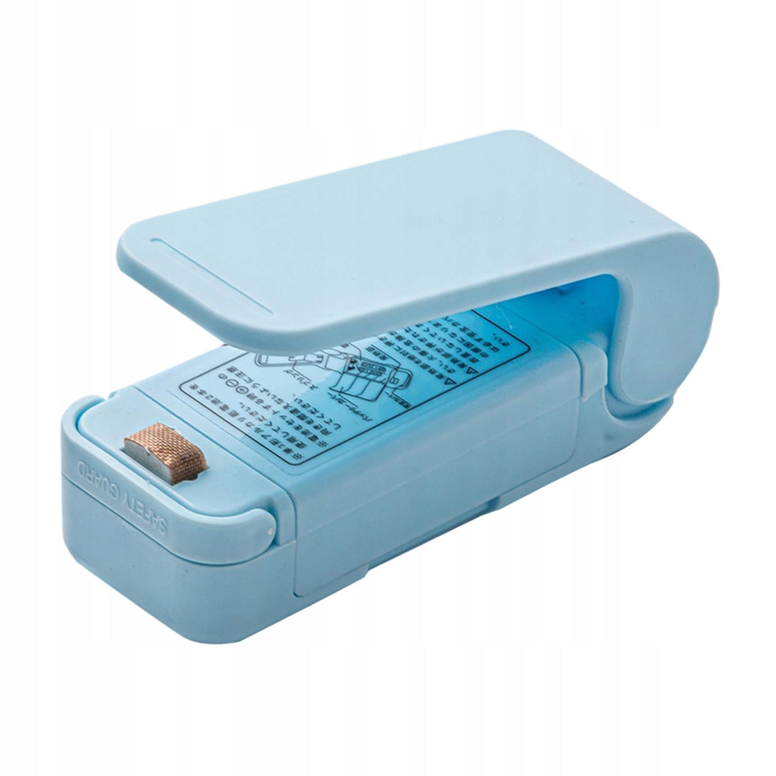 Mini Aparat de Sigilat Pungi cu Baterii, Kadeny, Etansare prin Caldura, Spate Magnetic, Portabil, 9.7x3 cm, Albastru