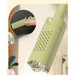 Mini Mop, Kaveny, Pentru Uz Casnic, Sistem Autostoarcere, Portabil, Mop cu Burete, Rotire 180°,15 x 27.5 cm, Verde