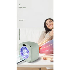 Mini radiator electric portabil Kaveny, 800 W, 2 trepte, 150x120x175 mm, alb