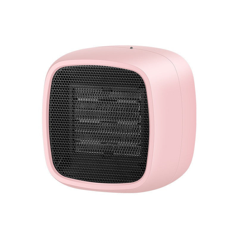 Mini radiator electric portabil Kaveny, 800 W, 2 trepte, 150x120x175 mm, roz