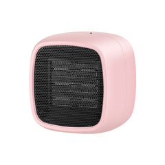 Mini radiator electric portabil Kaveny, 800 W, 2 trepte, 150x120x175 mm, roz