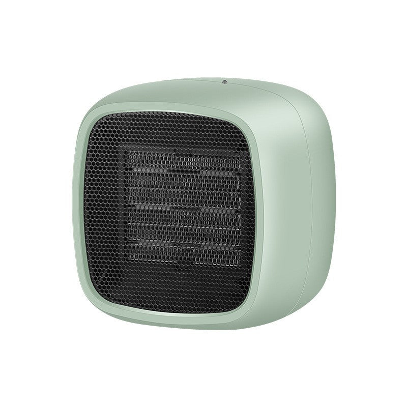 Mini radiator electric portabil Kaveny, 800 W, 2 trepte, 150x120x175 mm, verde