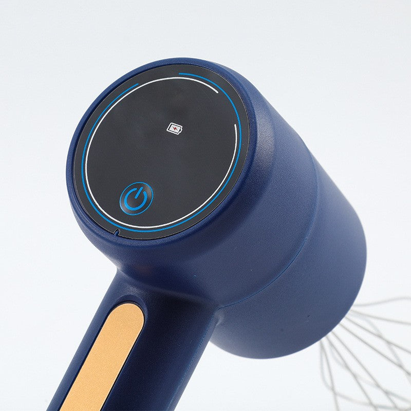 Mixer Electric fara Fir, Kadeny, pentru Uz Casnic, pentru Oua Smantana Frisca, Maner Plastic, Usor de Utilizat si Depozitat, 3 Accesorii, Albastru Inchis