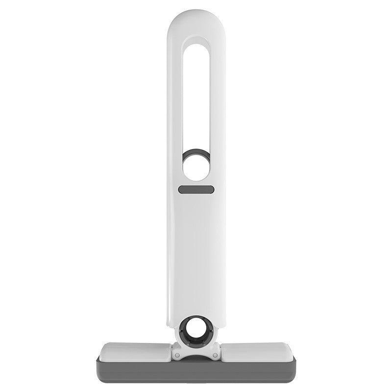 Mop de Mana Kaveny, Mini-Portabil, cu Sistem de Stoarcere, Dispozitiv de Curatat Manual, cu Burete Absorbant, din PVA, 29.5 x 15.5 cm, 3 Rezerve, Alb