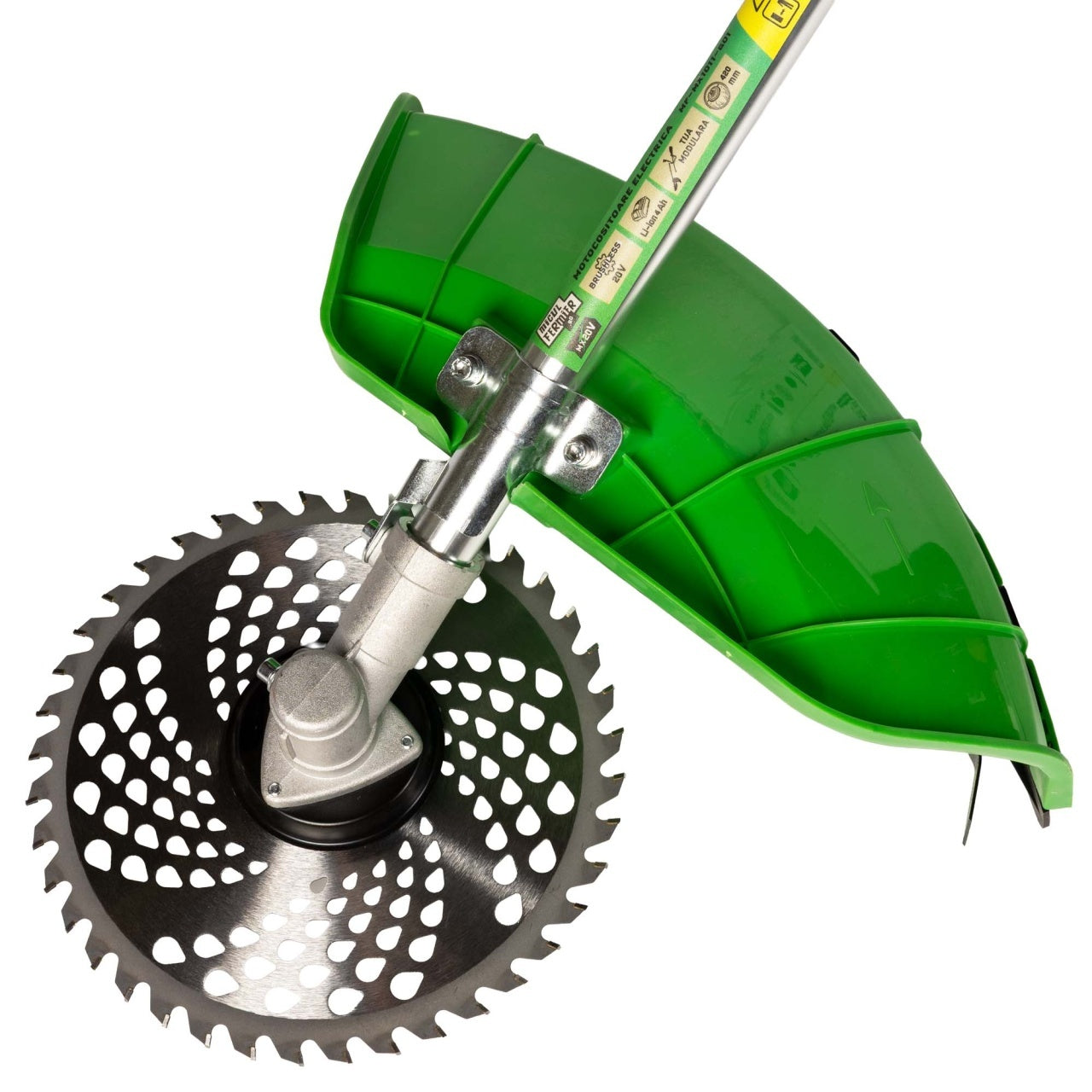 Motocoasa (Trimmer) electrica Micul Fermier 20V, 2 acumulatori 4Ah, maner dublu, motor fara perii