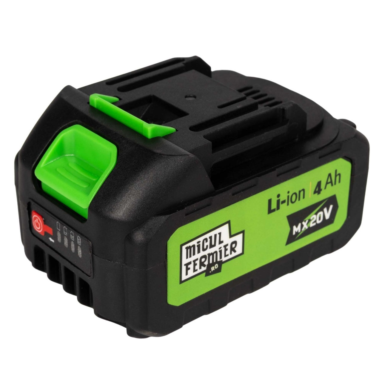 Motocoasa (Trimmer) electrica Micul Fermier 2x20V, 2 acumulatori 4Ah, maner dublu, motor fara perii