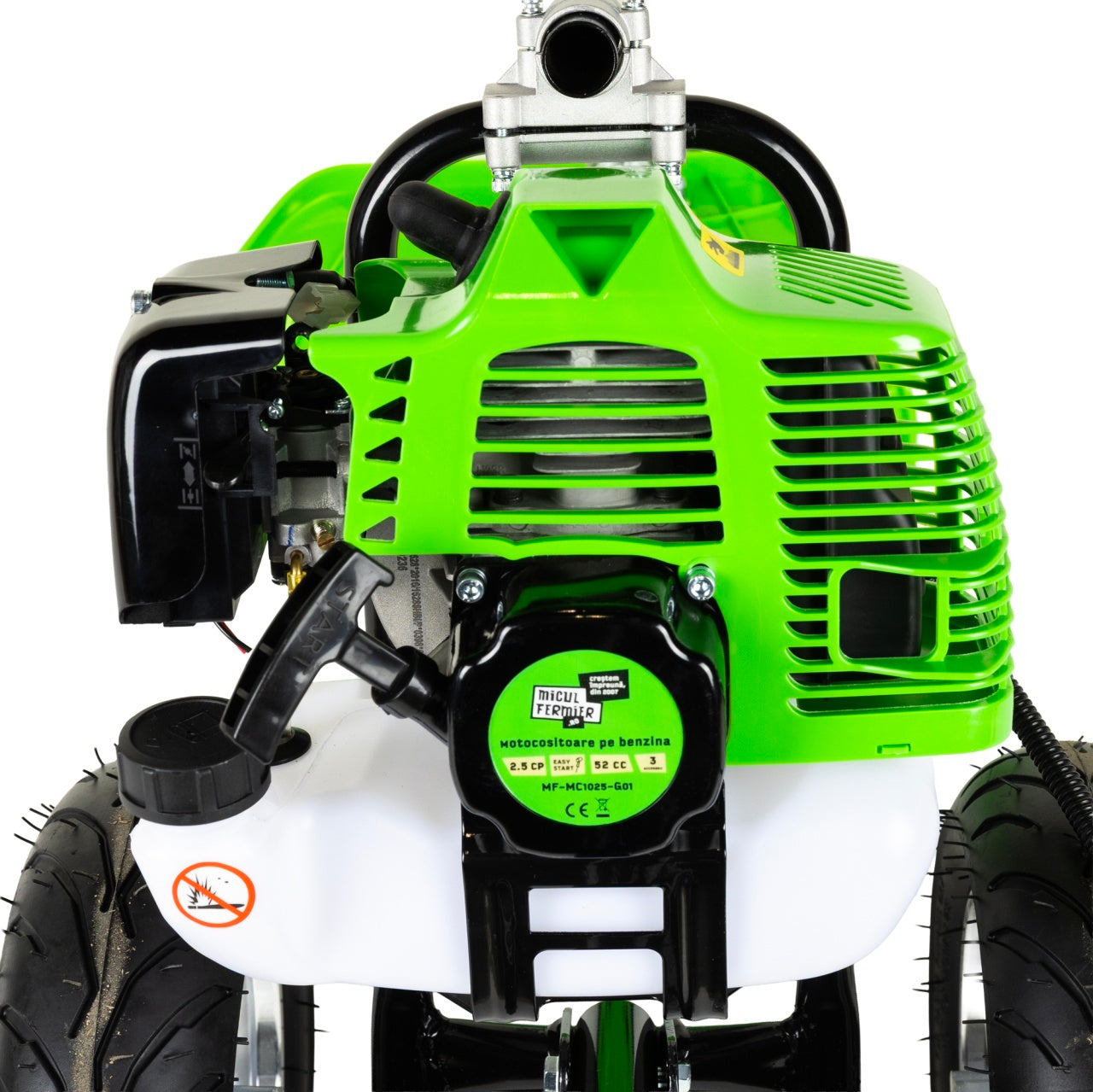 Motocositoare cu roti, Micul Fermier, 2.5CP, 52CC B2T PR, 3 accesorii