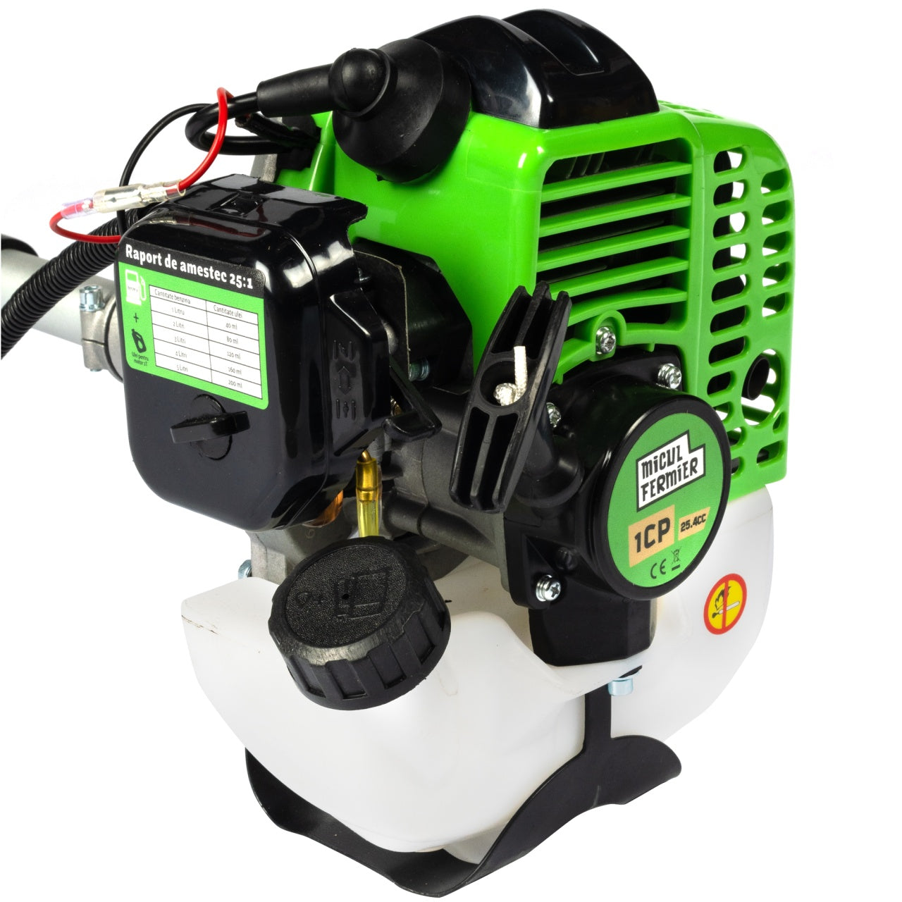 Motocositoare Micul Fermier 1CP, 25.4CC, motor benzina 2T, pornire rapida, 3 accesorii, tija 26mm