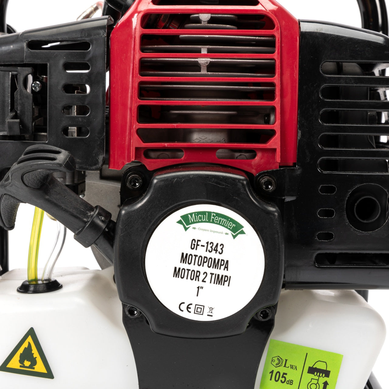 Motopompa Micul Fermier 2cp 42.7cc, benzina 2t, racord 1", debit 8000l/h