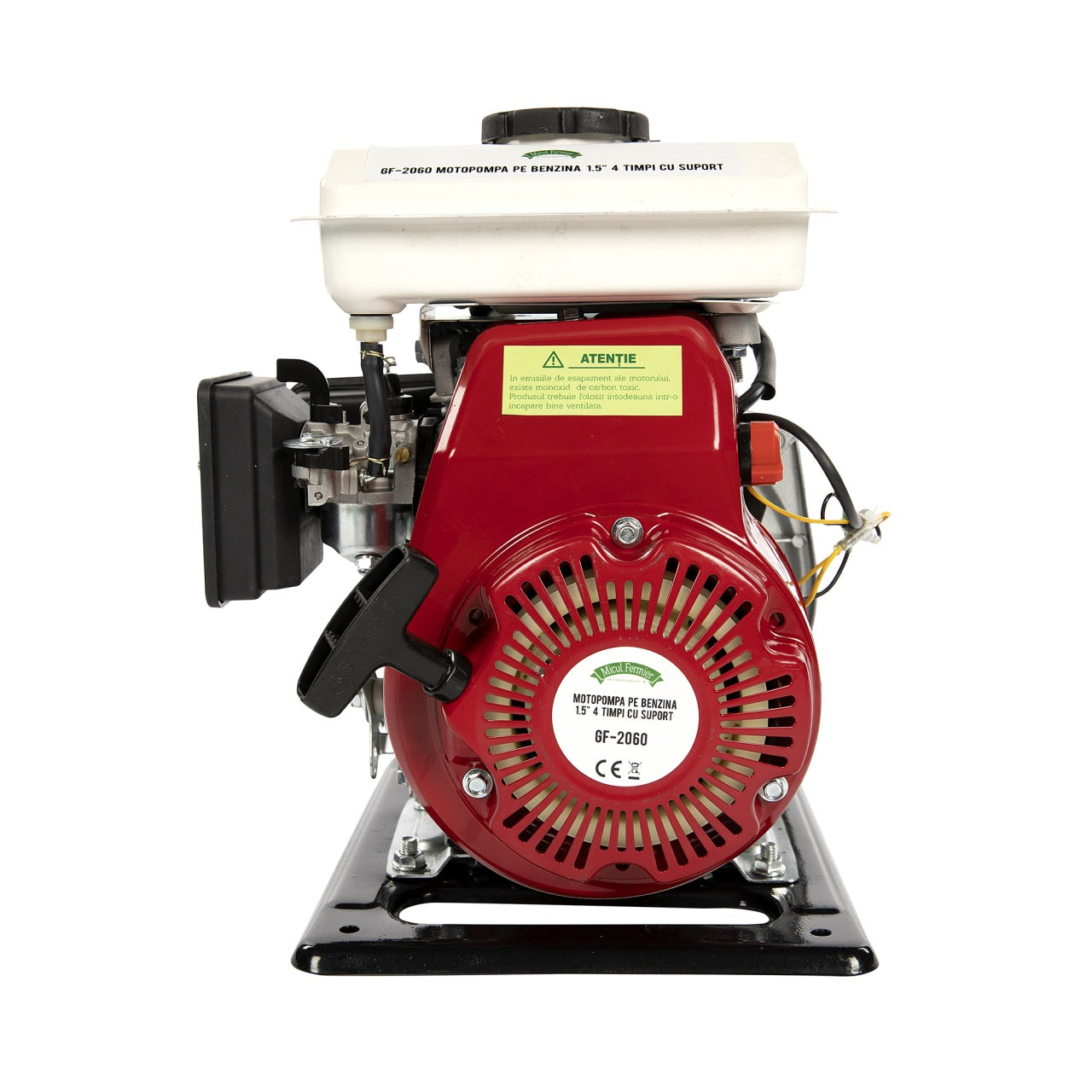 Motopompa Micul Fermier 3.5cp 118cc, benzina 4t, racord 1.5", debit 18000l/h